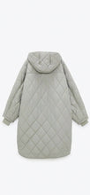 Load image into Gallery viewer, Oversize quilted parka-Taupe