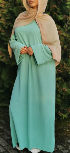Jazz Abaya Tall-Soft Seagreen