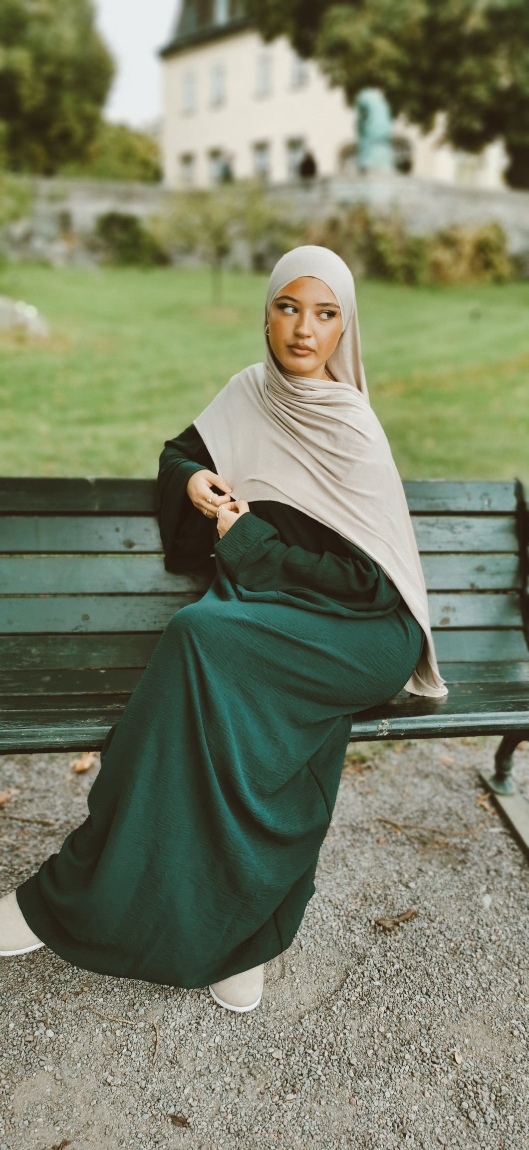P.I Jazz Abaya Tall-Evening Emerald