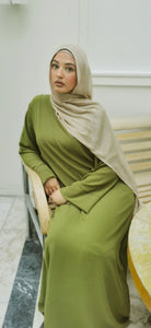 Jazz Abaya Tall-Bright Olive