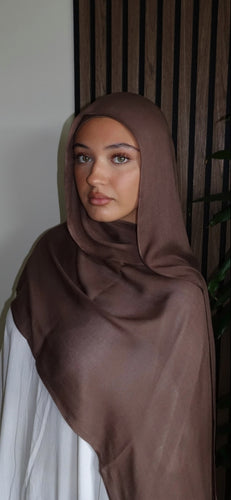 Mästore Bamboo Modal Hijab-Coffee Bean