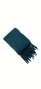 Oversized scarf-Petrol