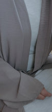 Load image into Gallery viewer, Jazz Kimono Abaya-Taupe