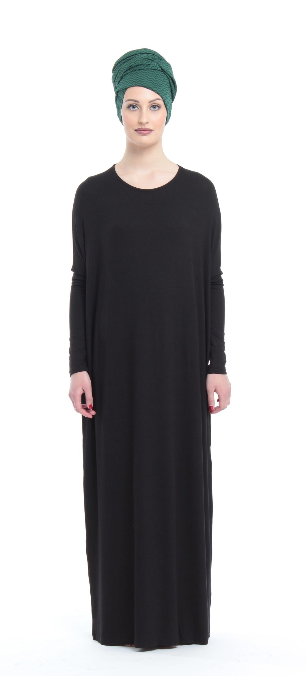 P.I Mästore Premium Jersey Abaya-Black (Size L)