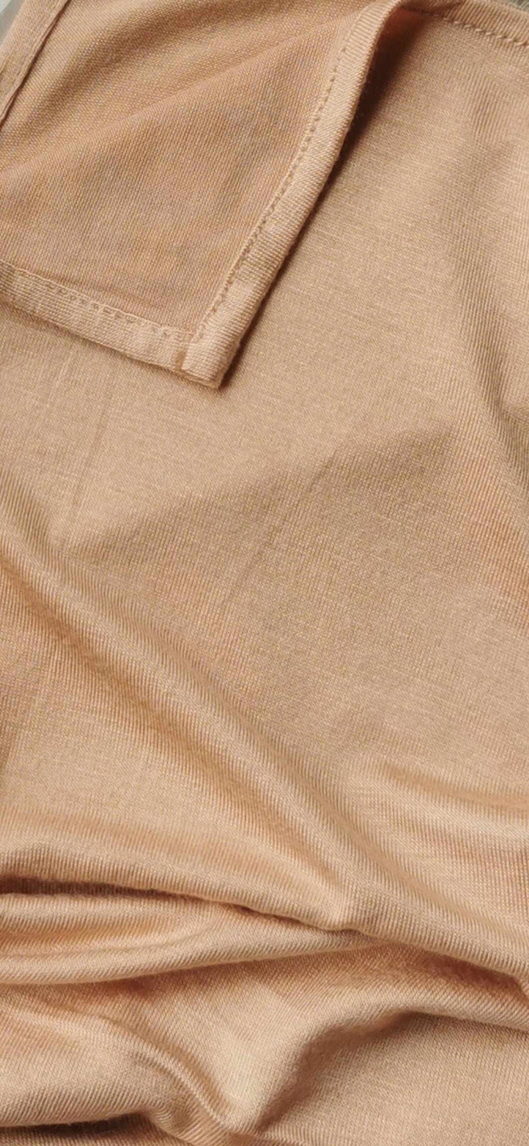 Premium Viscose Jersey Hijab-Soft Terracotta