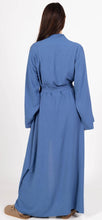 Load image into Gallery viewer, Jazz Kimono Abaya-Mystic Blue