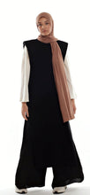 Load image into Gallery viewer, Dress with shoulder pads-Black by CLP