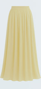 Mästore Silk Skirt-Butter Yellow