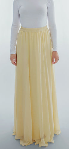 Mästore Silk Skirt-Butter Yellow
