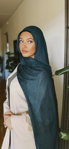 Mästore Bamboo Modal Hijab-Petrol Blue