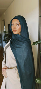 Mästore Bamboo Modal Hijab-Petrol Blue