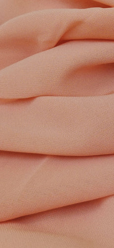 P.I Chiffon Hijab-Peach Coral