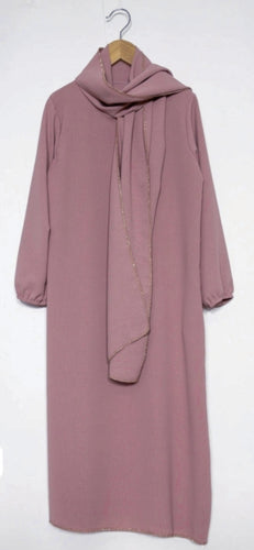 Jazz Abaya Kids-Vintage Rose