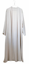 Load image into Gallery viewer, Jazz Kimono Abaya-Ivory