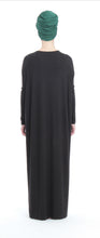 Load image into Gallery viewer, P.I Mästore Premium Jersey Abaya-Black (Size L)