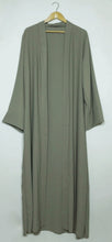 Load image into Gallery viewer, Kimono Abaya-Khaki Green