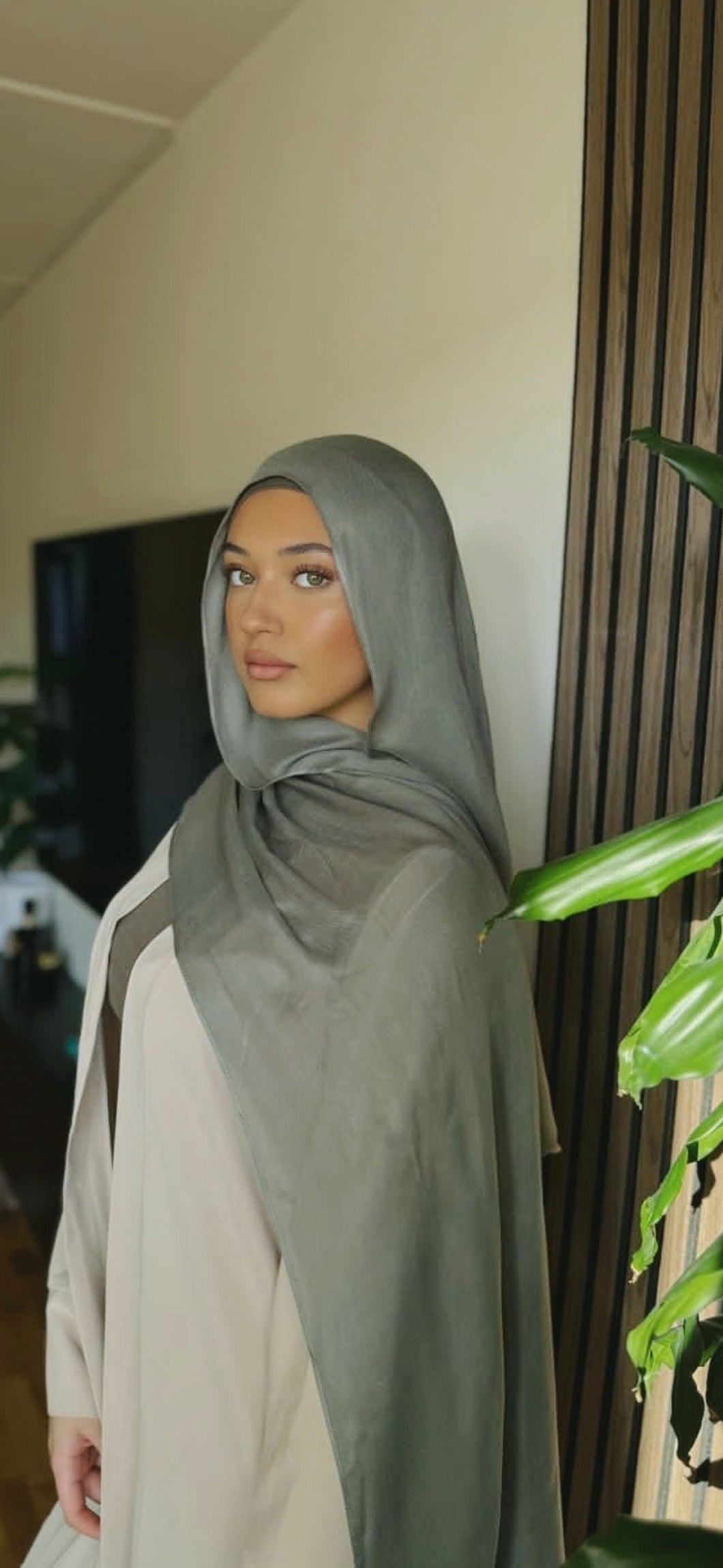 Mästore Bamboo Modal Hijab-Smoky Sage