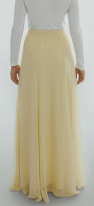 Mästore Silk Skirt-Butter Yellow