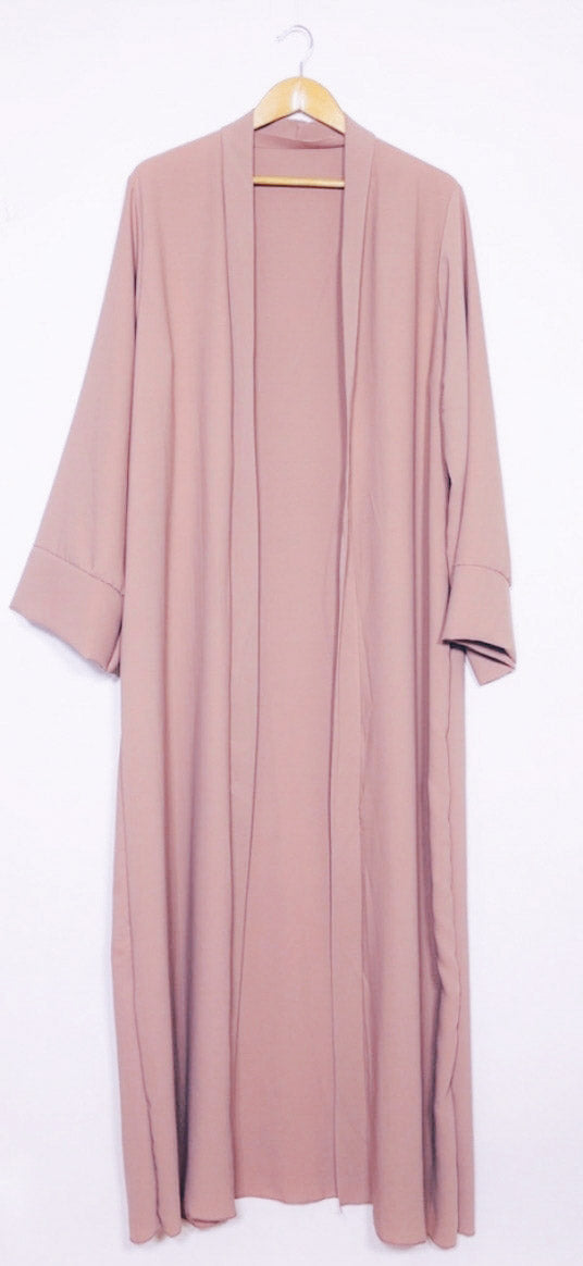 Kimono Abaya-Old Blush