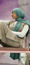 Load image into Gallery viewer, Premium Cotton Jersey Hijab in Seagreen - House of Mästore