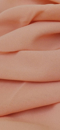 Chiffon hijab-Peach coral